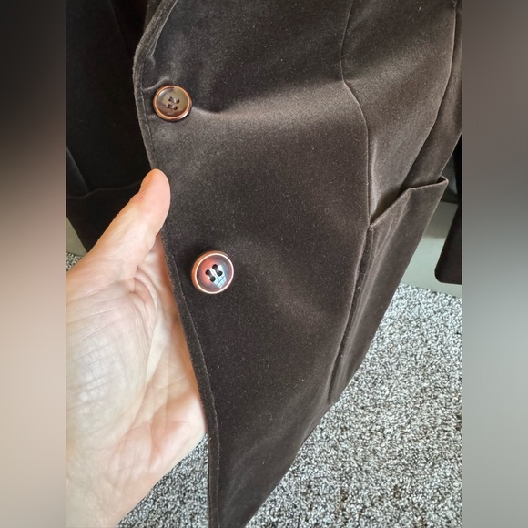 Vintage velour blazer - Picture 5 of 7